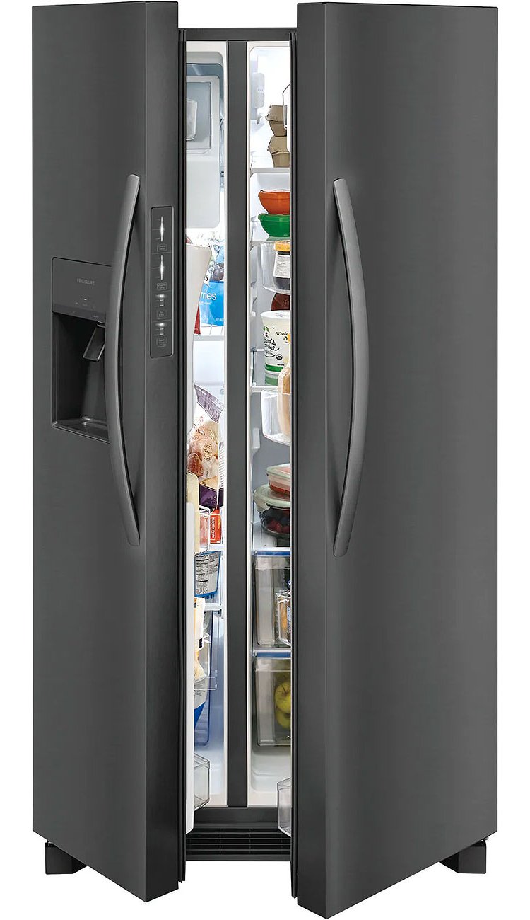 Frigidaire 25.6 Cu. Ft. Black Stainless Steel Side-By-Side Refrigerator