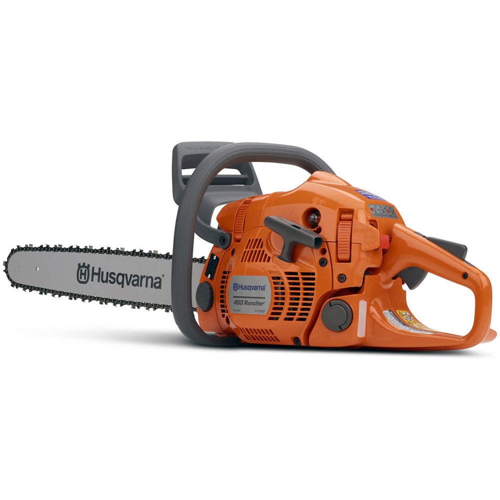 Husqvarna 450 Rancher 18 Chainsaw 9000 RPM 3.2 HP ;