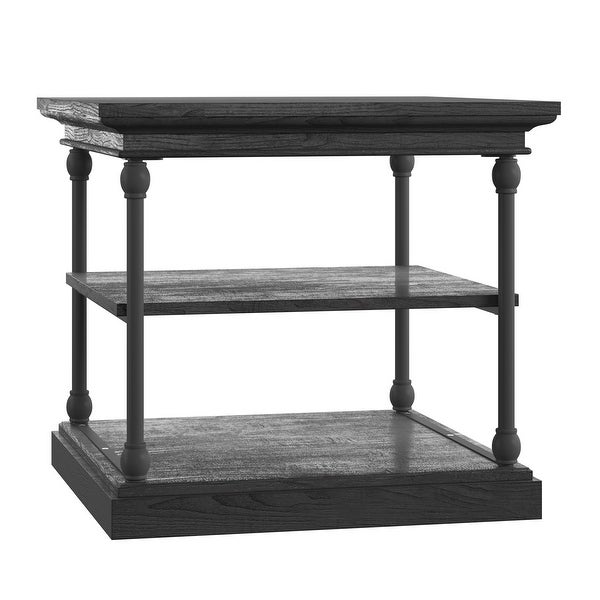 Barnstone Cornice Accent Storage Side Table by iNSPIRE Q Artisan