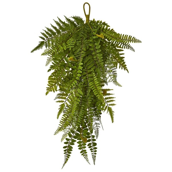 28 Fern Artificial Teardrop (Set of 2)