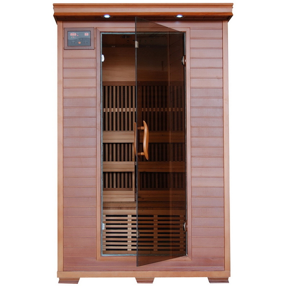 HeatWave SA1309 Yukon 2 Person Cedar Deluxe Infrar...