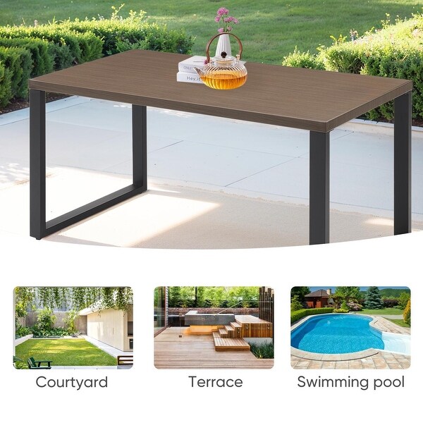 Outdoor Patio Coffee Table Furniture Table