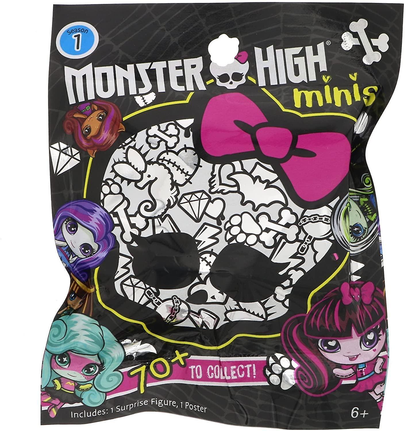 3-Pack Monster High Minis Mystery Pack Figure Doll Blind Bag S1