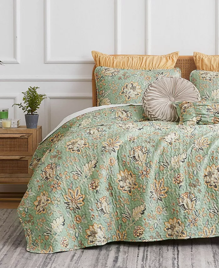 Southshore Fine Linens Jacobean Willow Quilt Set