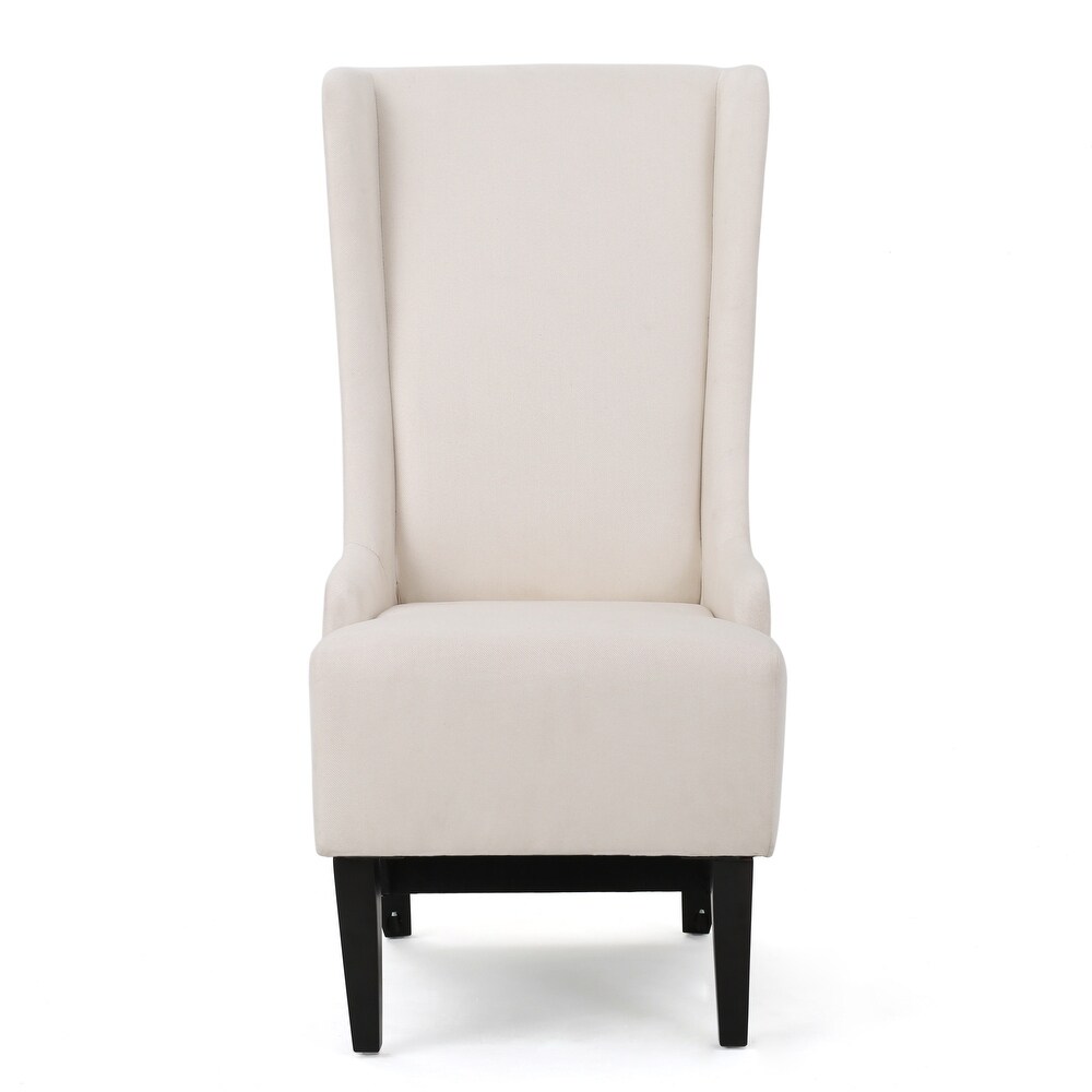 Callie High back Fabric Dining Chair by Christopher Knight Home   23.25\