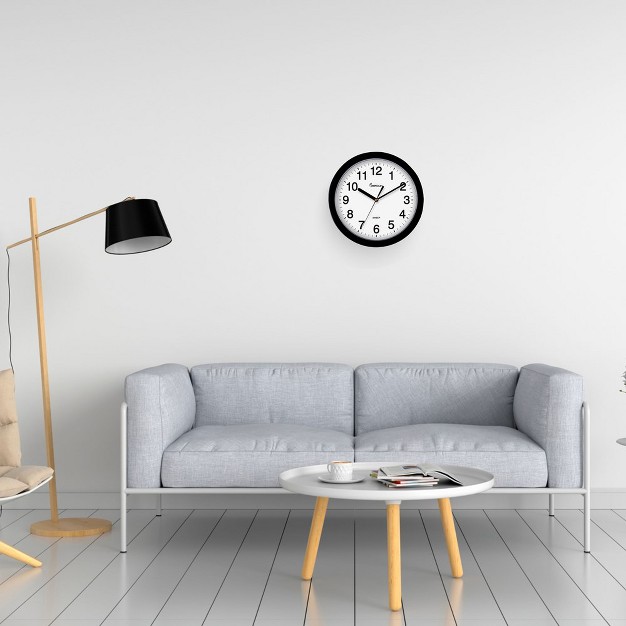 Quiet Movement Wall Clock Black