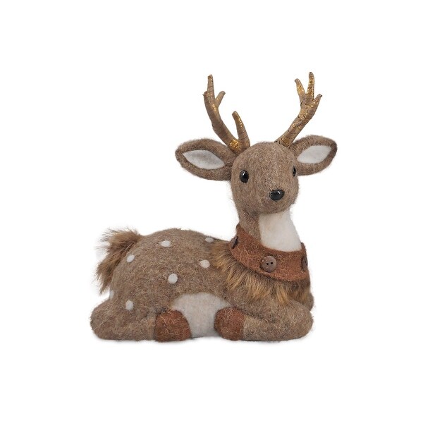 Deer (Set of 2) 10.5H，14.5H Foam / Fabric