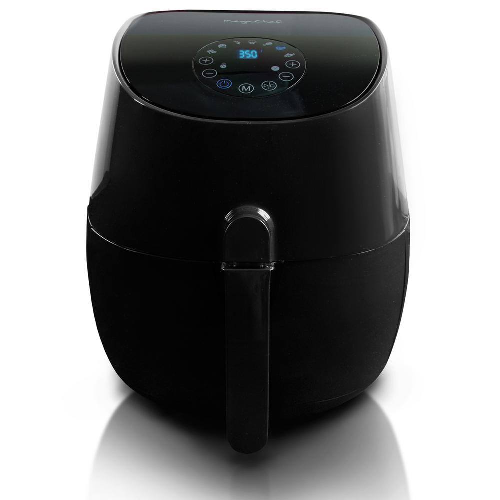 MegaChef 3.5 Qt. Sleek Black Electric Multi-Cooker and Air Fryer 985101731M