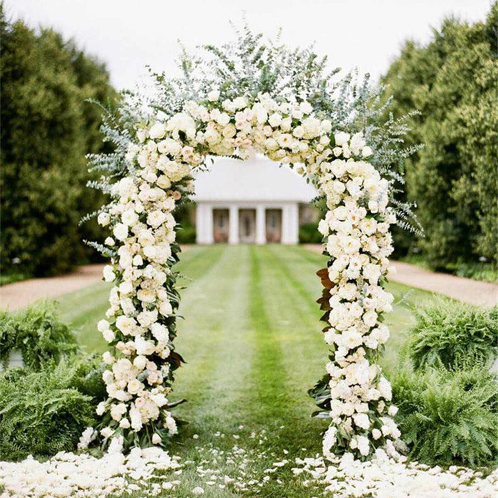 Garden Wedding Rose Arch Pergola Archway Flowers Climbing Plants Trellis Metal