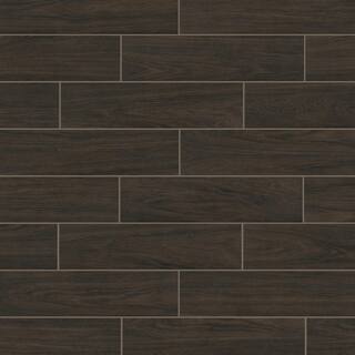 Florida Tile Home Collection Burlington Walnut 6 in. x 24 in. Porcelain Floor and Wall Tile (14 sq. ft.  case) CHDEWLN306X24