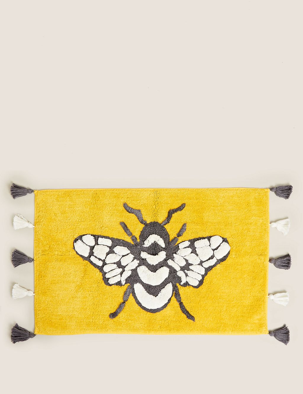 Pure Cotton Bee Bath Mat