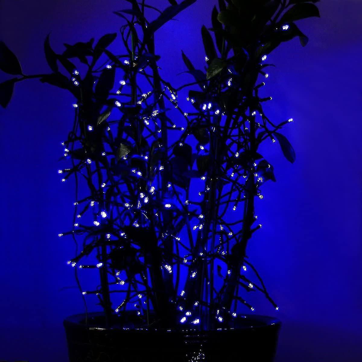 22m Solar Garland 200 Led 8 Light Sets Ideal For Party， Wedding