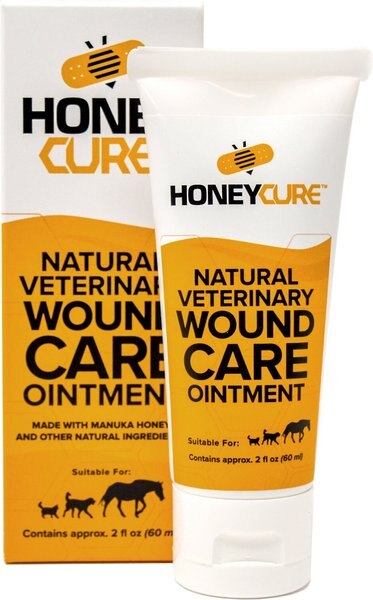 HoneyCure Natural Veterinary Wound Care Ointment for Dogs， Cats and Horses