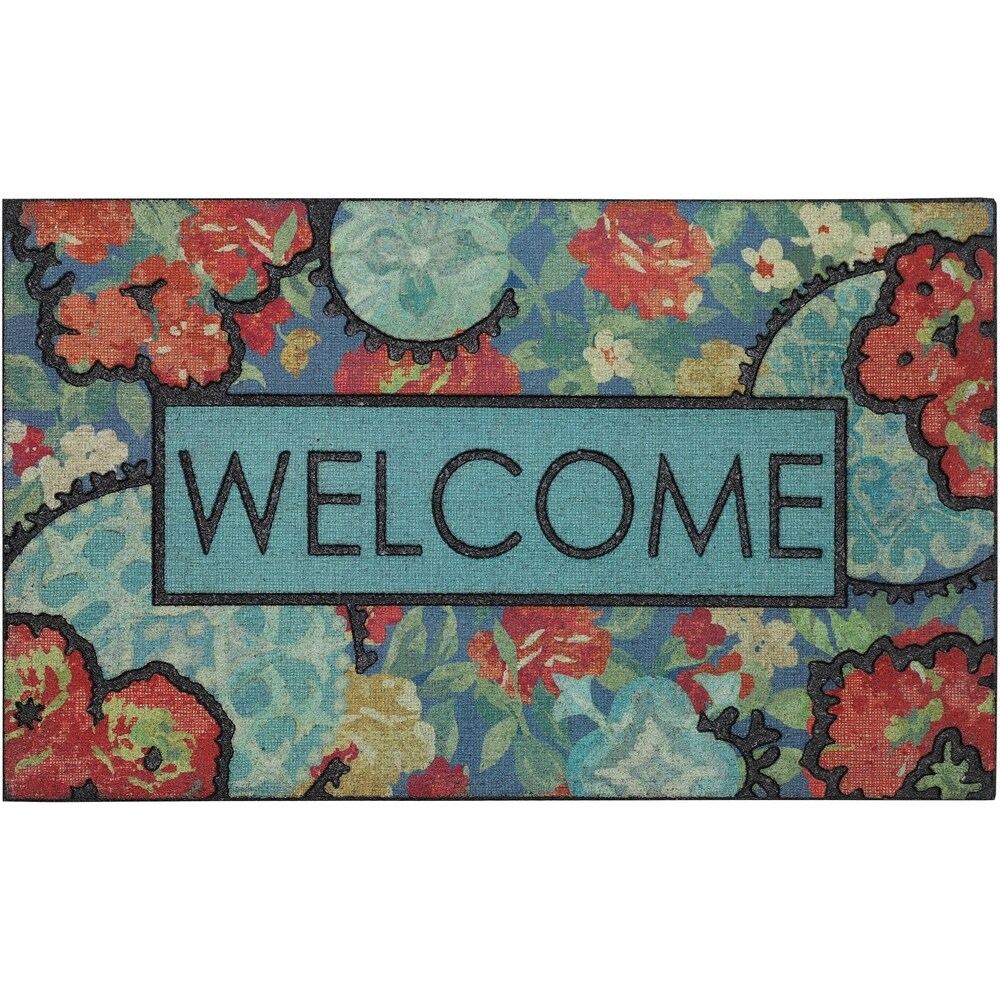 Mohawk Doorscapes Ethereal Floral Door Mat   1'6\