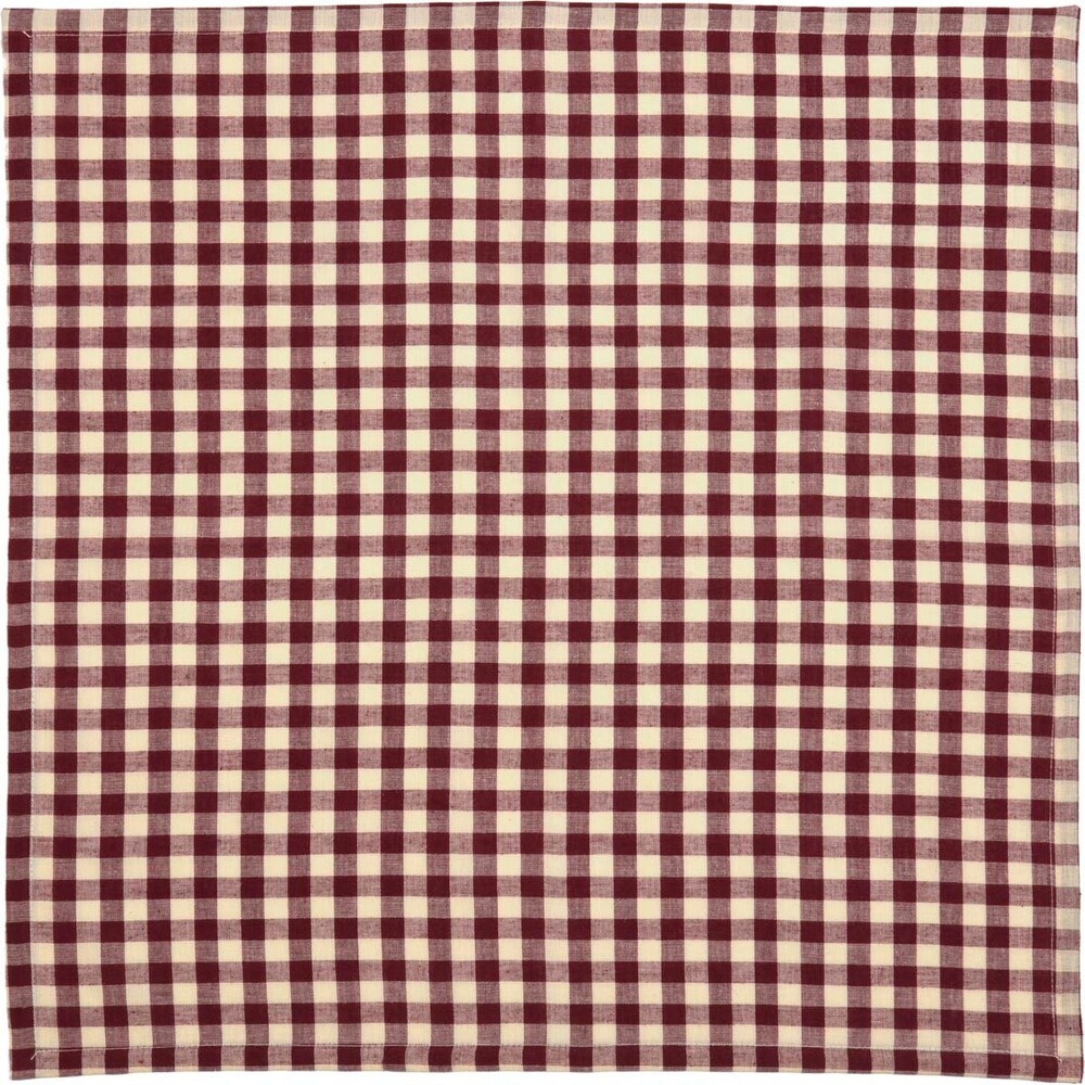 Set of 6 Katie Gingham Check Napkins   Napkin 18x18