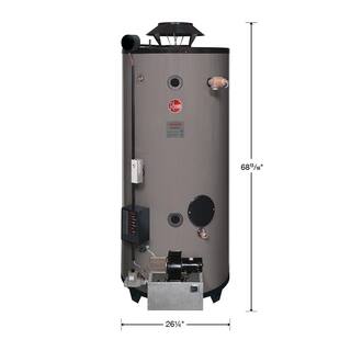 Rheem Commercial Universal Heavy Duty 82 Gal. 156K BTU Ultra Low NOx (ULN) Natural Gas Tank Water Heater GNU82-156