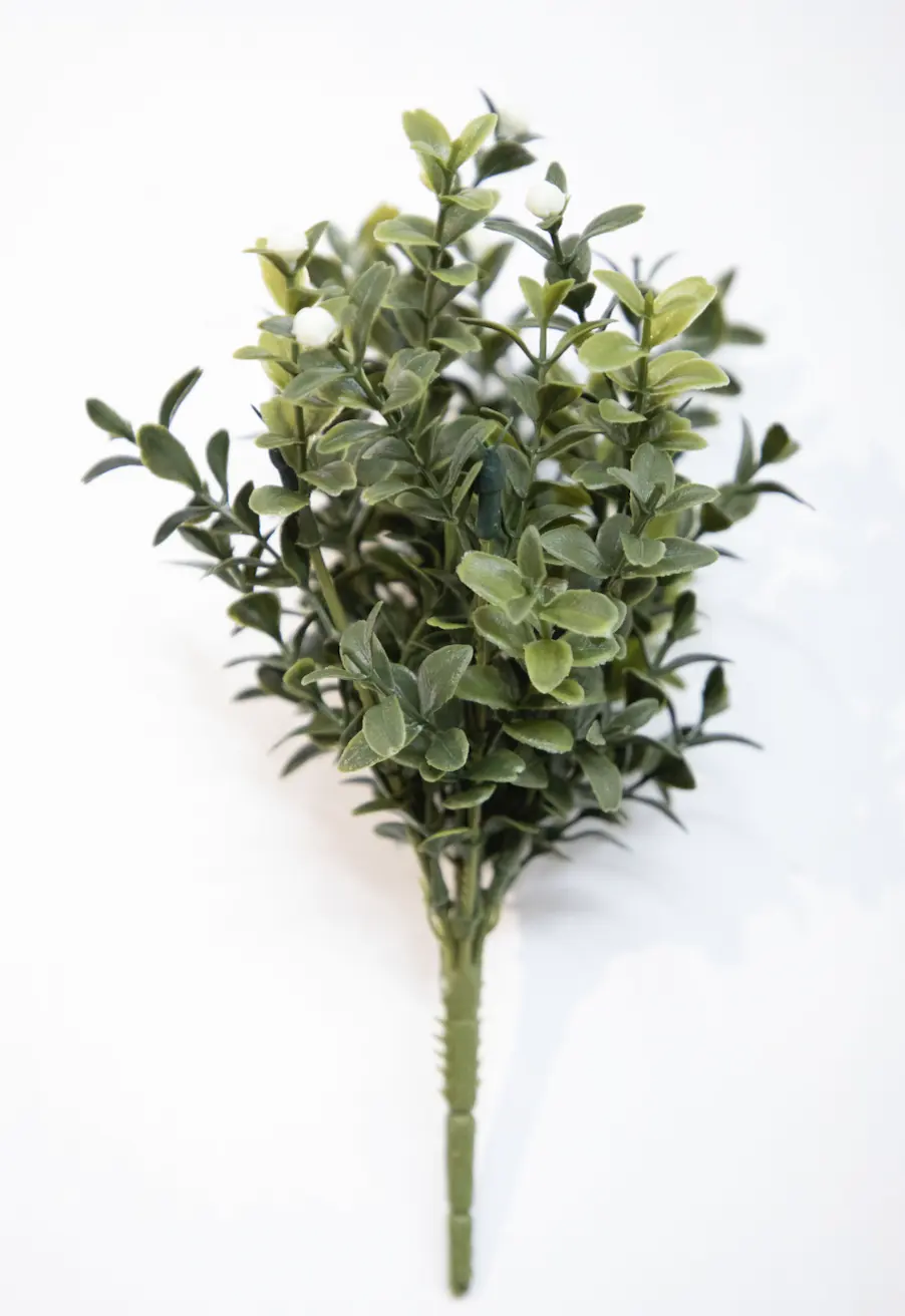 Factory Directly Supply Low Price Best Prices Artificial Ivy Hedge Greenery  Single Branch  white 7 hand pods