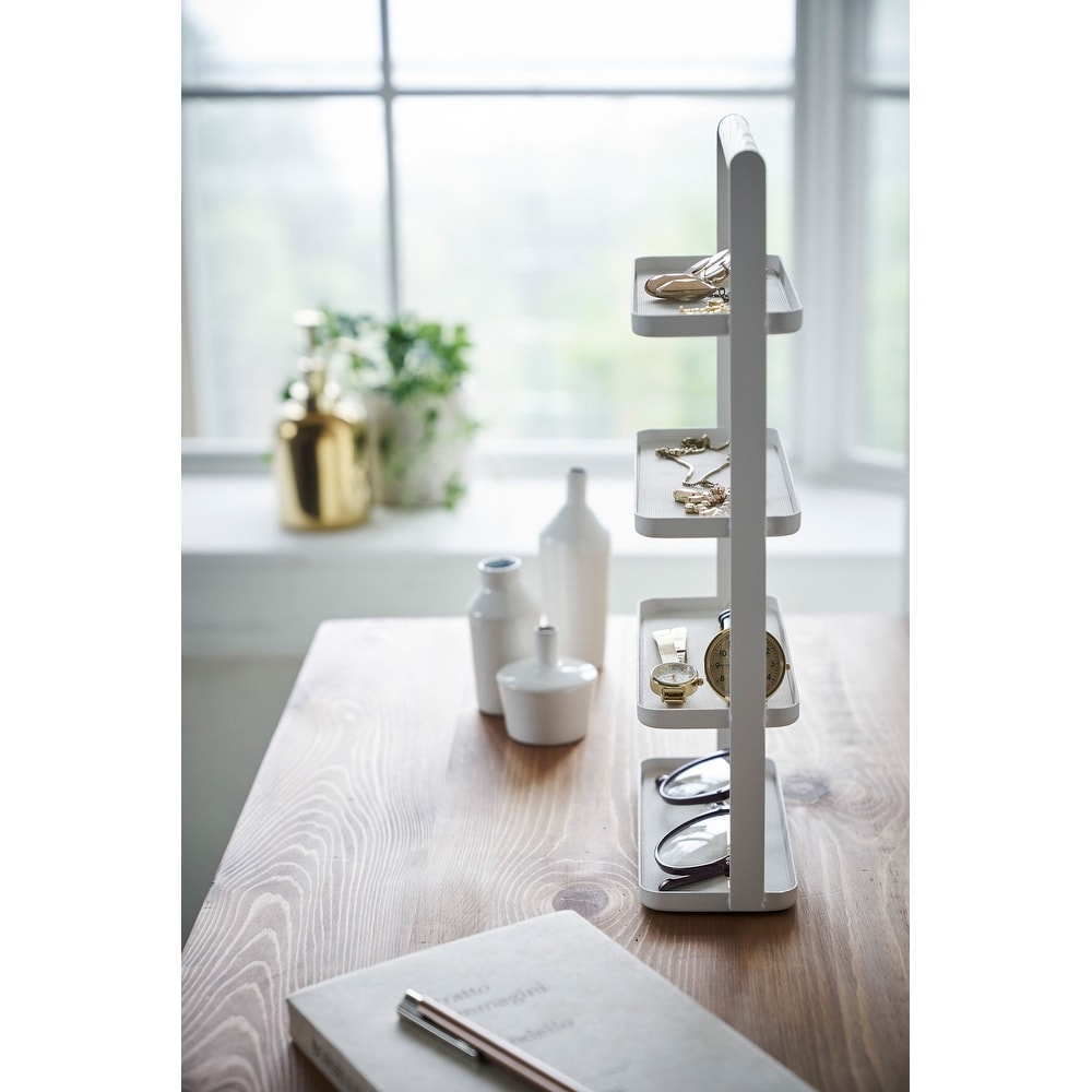 Yamazaki Home Jewelry and Accessory Trays  Steel and Wood