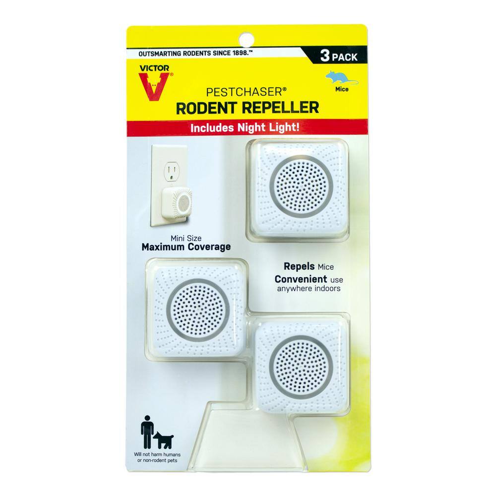 Victor PestChaser Mini Electronic Rodent Repeller (3-Pack) M753K