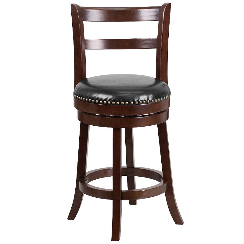 Flash Furniture Cappuccino Swivel Counter Stool