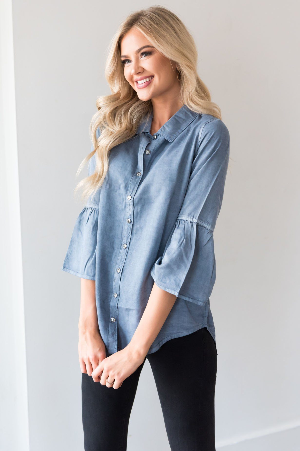 Only A Day Dream Modest Blouse