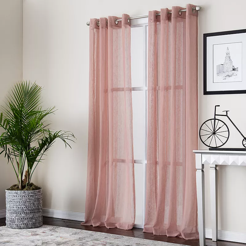 Corona Curtain 1-panel Payton Grommet Top Window Curtain