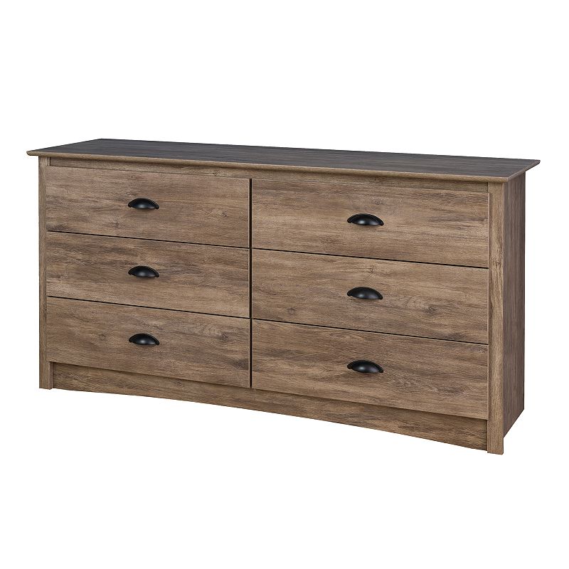 Prepac Salt Spring 6-Drawer Dresser