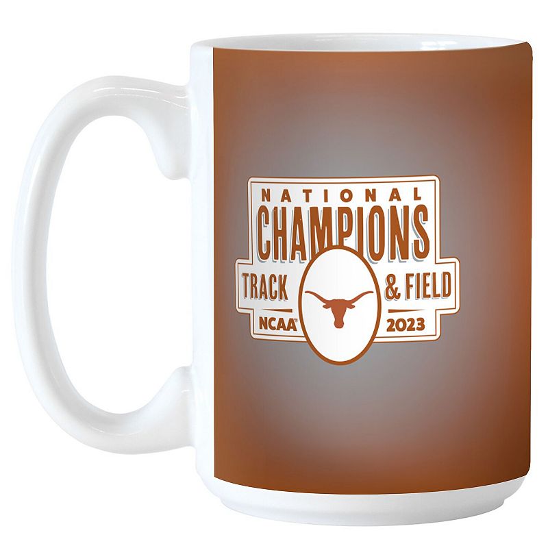 Texas Longhorns 2023 NCAA Women’s Outdoor Track and Field National Champions 15oz. Sublimated Mug