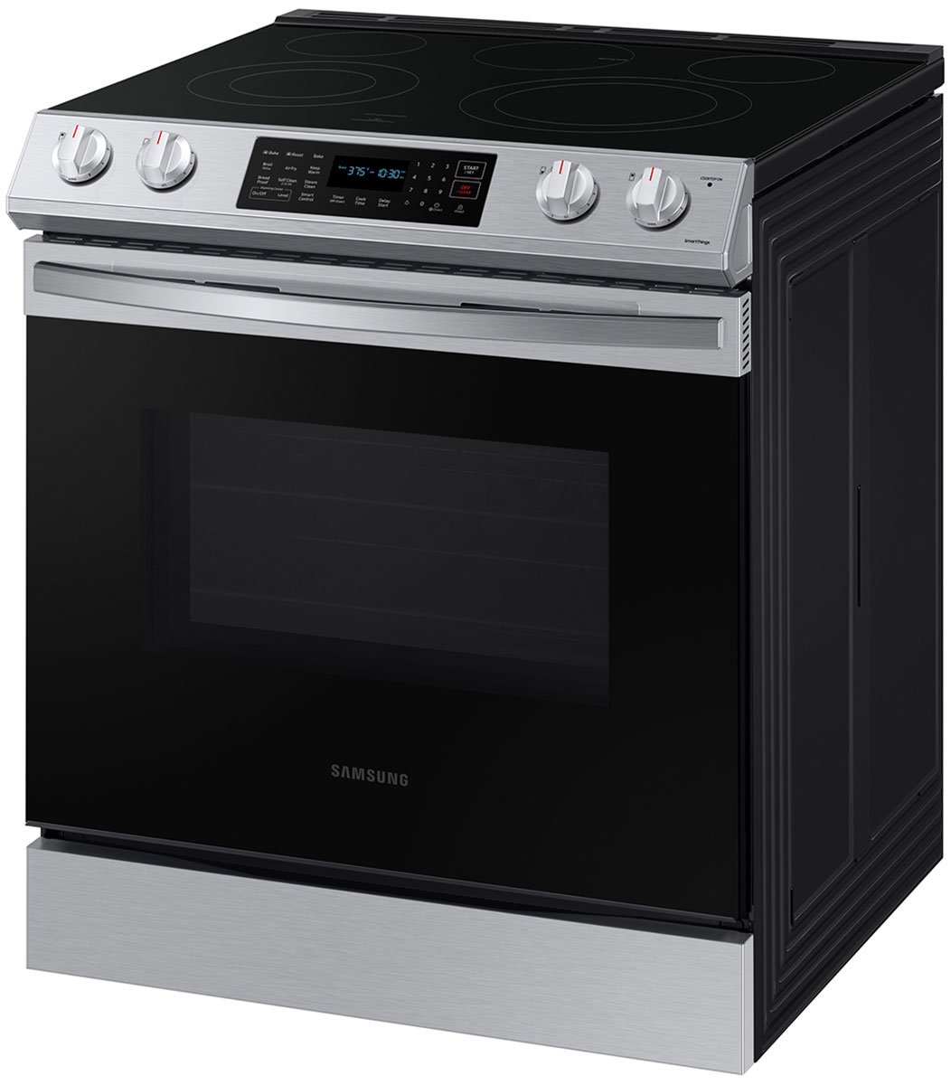  ADA 6.3 Cu. Ft. Fingerprint Resistant Stainless Steel Smart Slide-In Electric Range With Air Fry and Convection