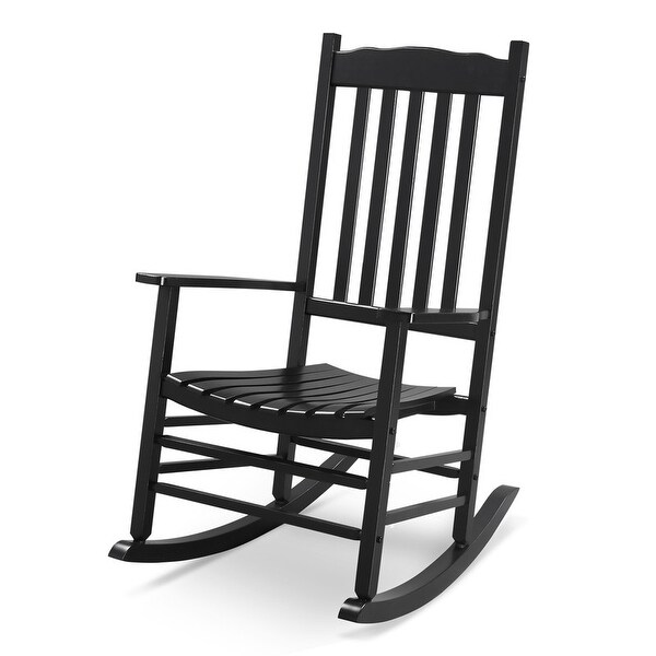 Patio Porch Solid Wood Rocker Chair