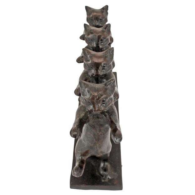 Design Toscano Chorus Line Cats Cast Iron Statue