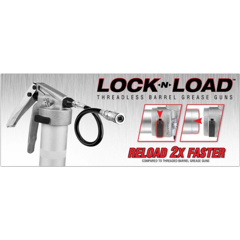 LOCK-N-LOAD Variable Stroke Pistol Grease Gun L1075L