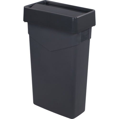 Carlisle 34202323 Trimline 23-Gallon Slim Rectangular Trash Can， Gray