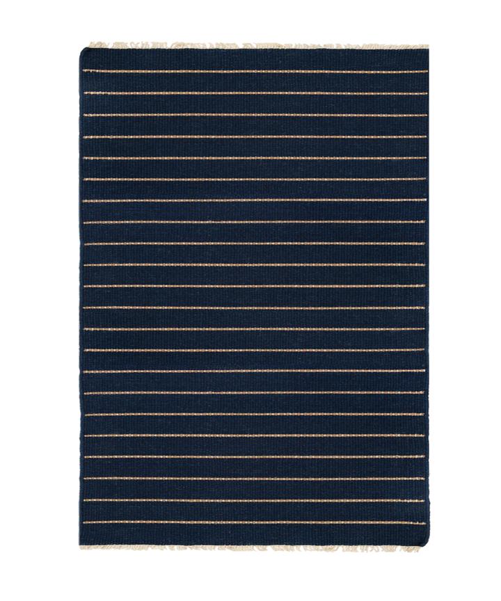 Warby Handwoven Rug in Navy