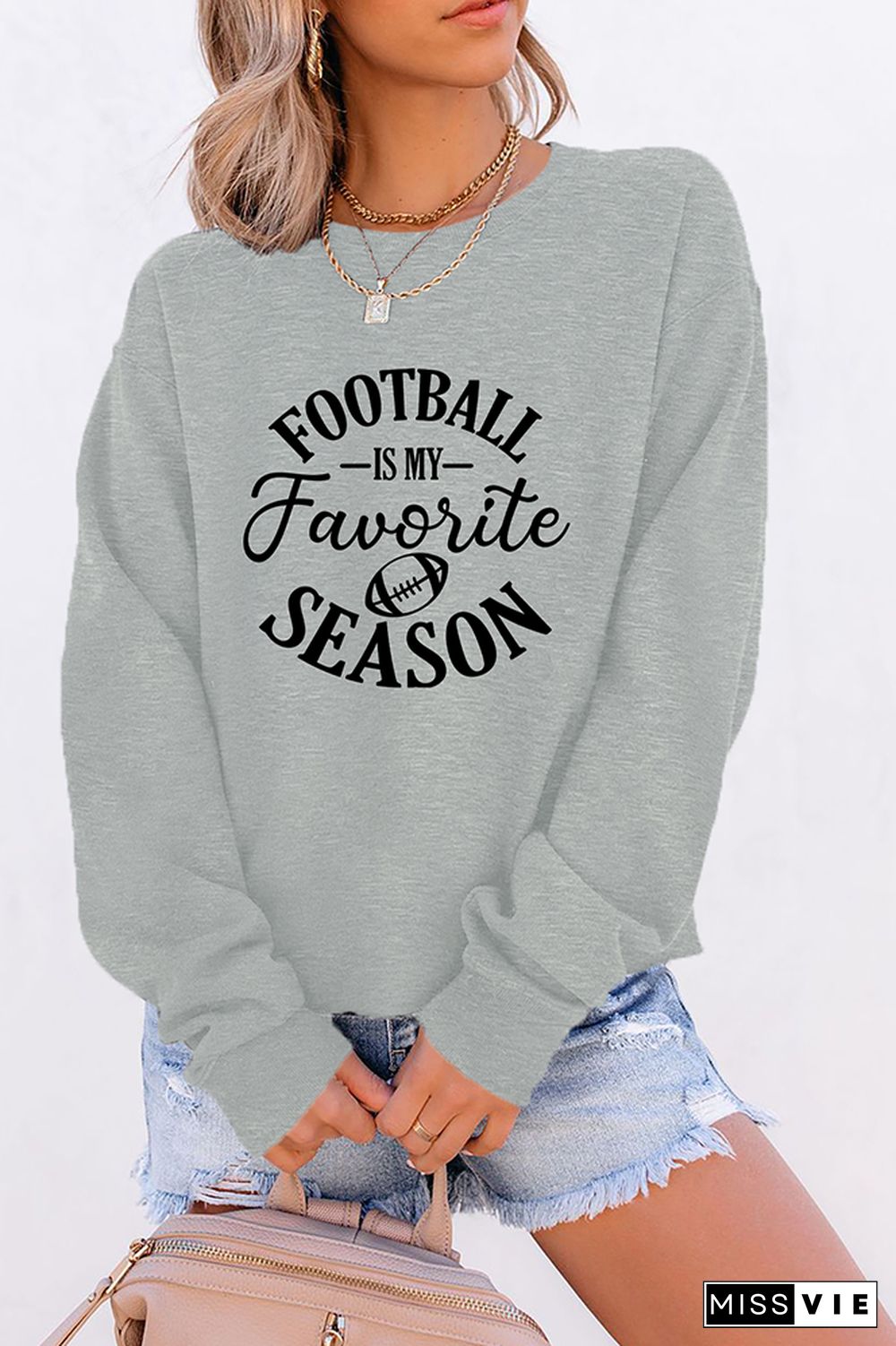 Football Is My Favorite Season Sweatshirt Wholesale