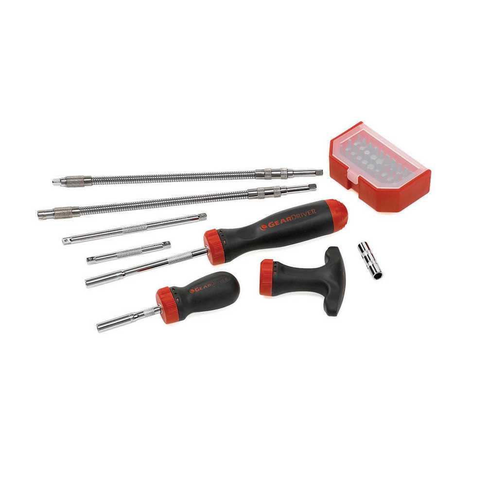 40 pc Ratcheting Screwdriver Set ;