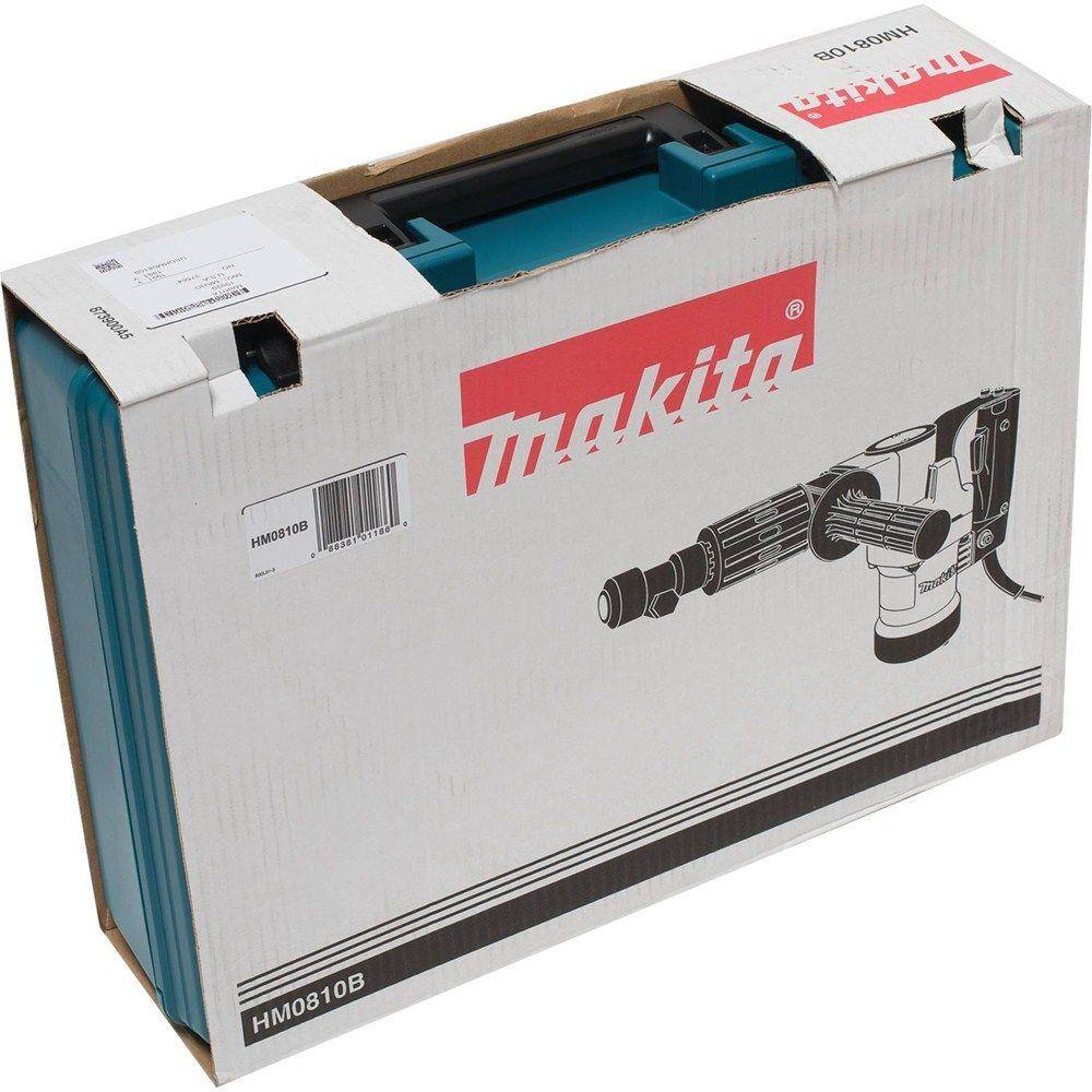 Makita 8.3 Amp 34 in. Hex Corded 11 lb. Demolition Hammer Drill with Tool Case HM0810B