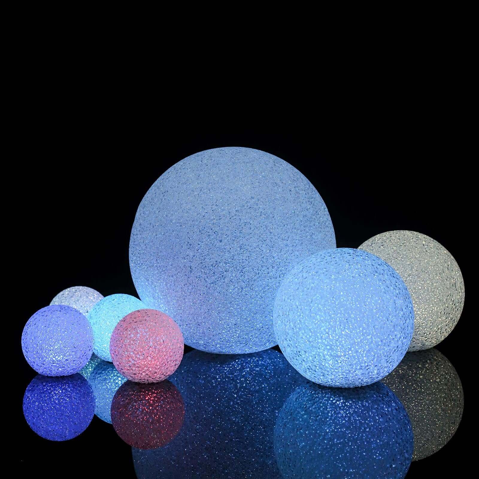 Color Changing LED Ball Light Centerpiece, Battery Operated Light Globe 10