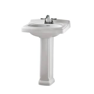 American Standard Portsmouth Pedestal Leg in White 734906-401.020