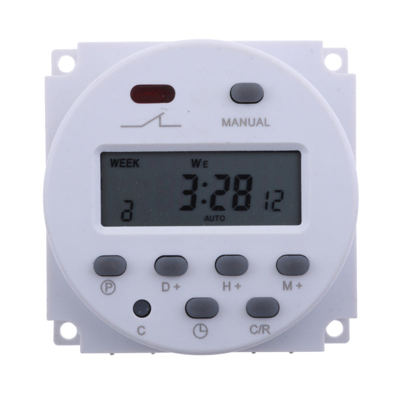 DC 12V Digital LCD Programmable Timer Relay Time Of Weekly Electronic