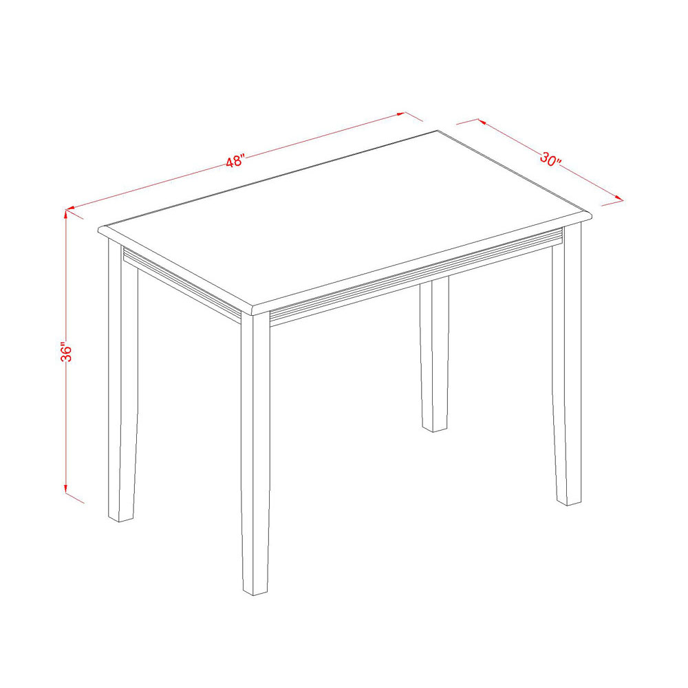 YABU5-MAH-LC 5 PC counter height Dining room set-pub Table and 4 Kitchen bar stool