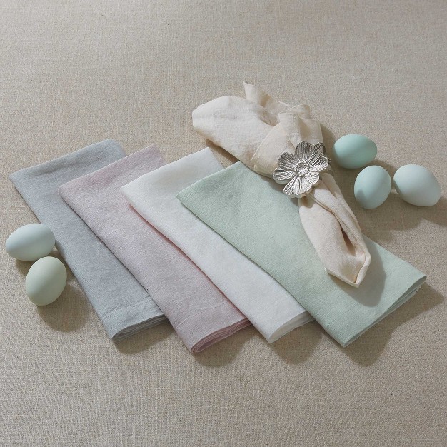 Split P Stone Linen Napkin Set Of 4