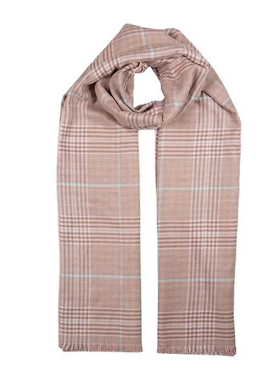 Women's Plaid Check Knitted Scarf