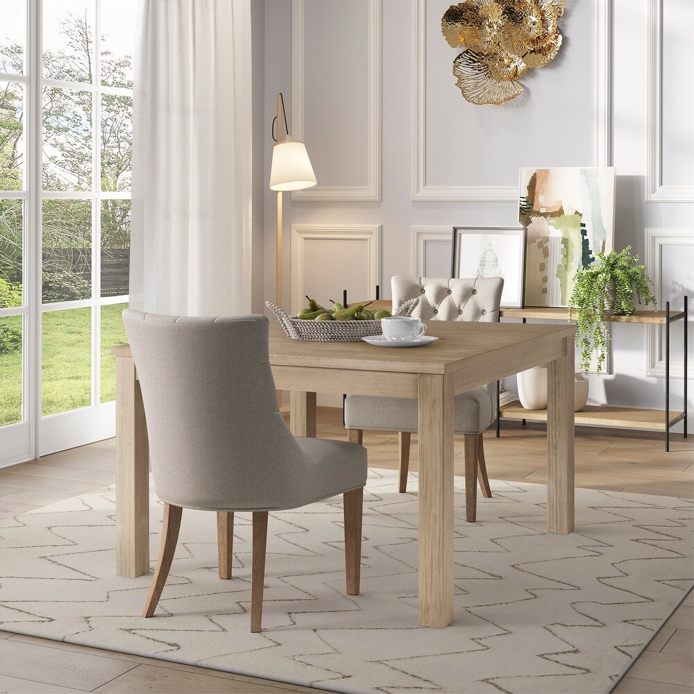 Tiburon Square Natural Wood Dining Table