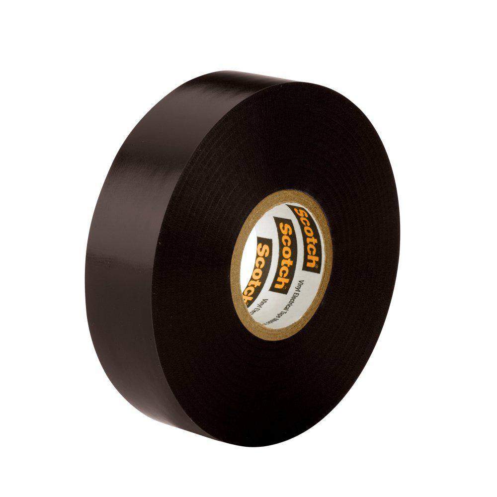 Scotch 34 in. x 66 ft. x 0.008 in. Super 88 Vinyl Electrical Tape Black 6143-BA-10