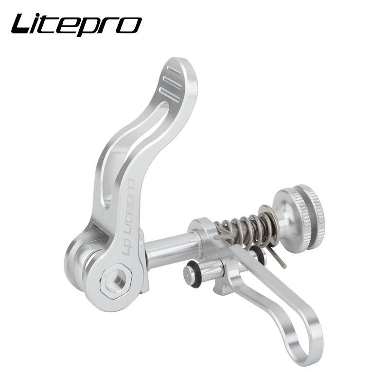 Aluminum oy Axle Cycling Seat Post Clamp Litepro Folding Bicycle Seatpost Clamp For Brompton Bike Parts