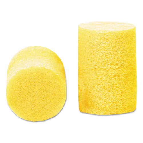 3M E-A-R Classic Earplugs， Pillow Paks， Cordless， PVC Foam， Yellow， 200 Pairs/Box (3101001)