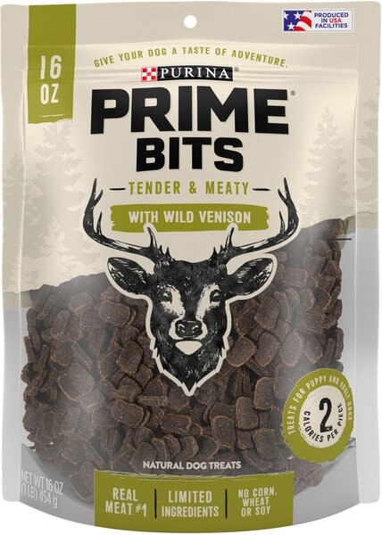 Prime Bones Prime Bits with Wild Venison All Natural Dog Treats