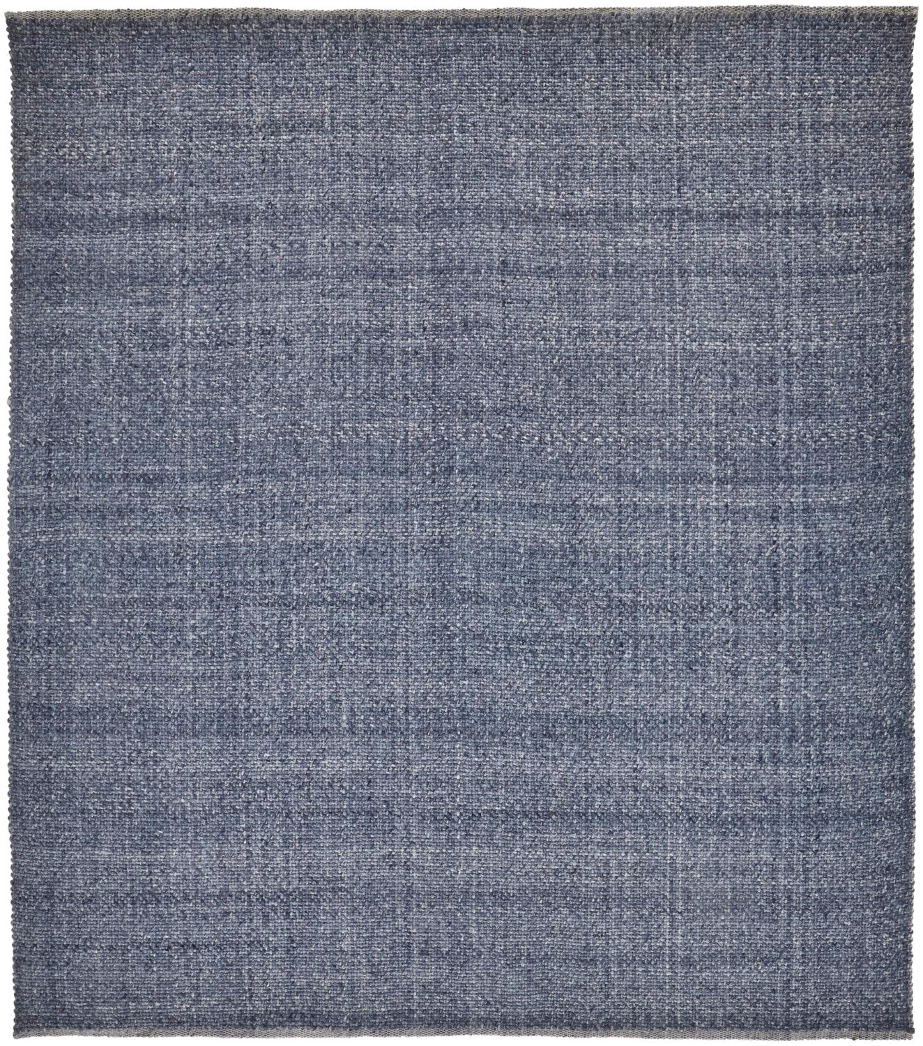 Siona Handwoven Solid Color Navy/Denim Blue Rug