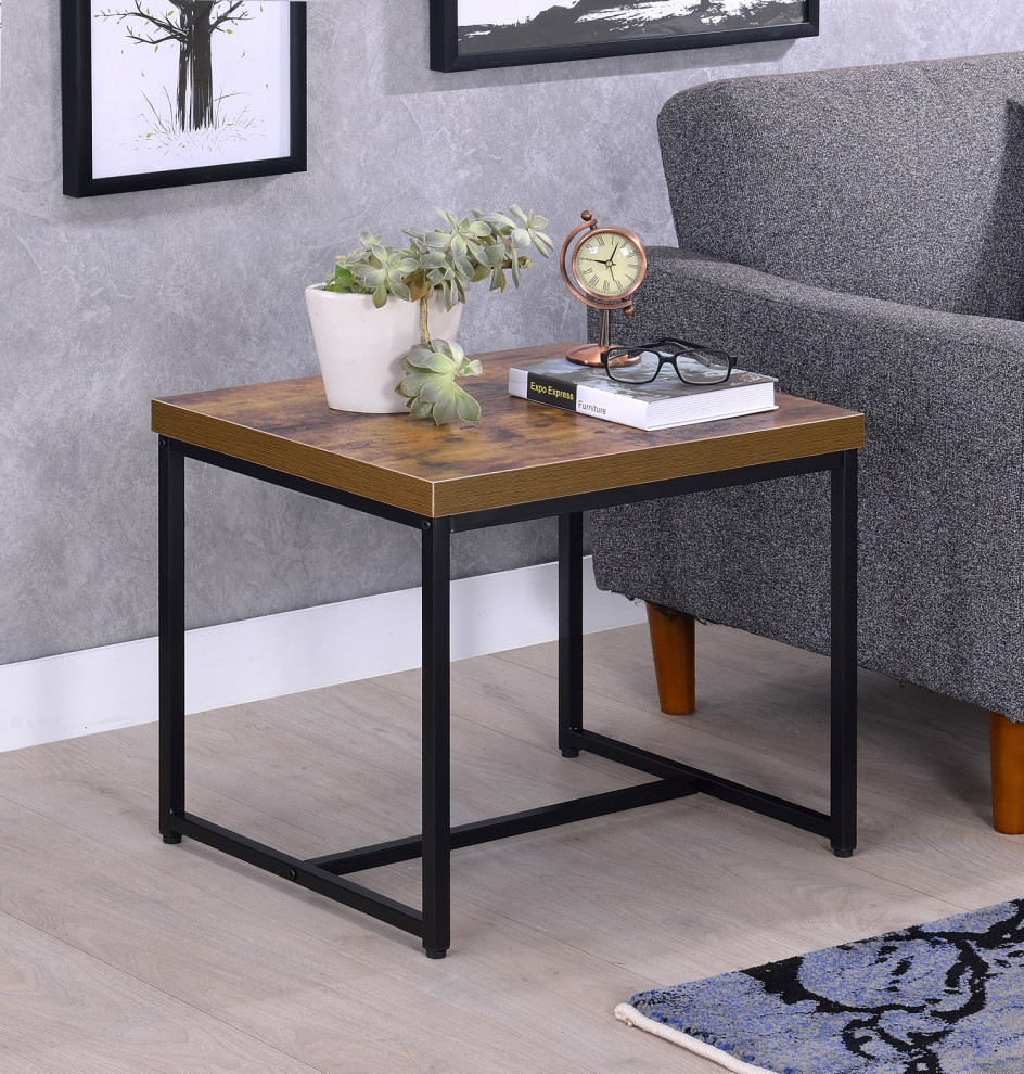 Bob End Table   Industrial   Side Tables And End Tables   by HedgeApple  Houzz